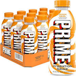 lot 3912 image: Orange Swirl Beverage 202.8 FL OZ 1.58 Gallon 6L Pack
