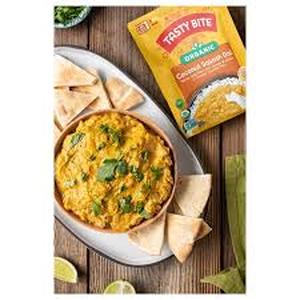 lot 3947 image: Tasty Bite Organic Coconut Squash Dal Yellow Split Peas 10 oz (5 Pack)