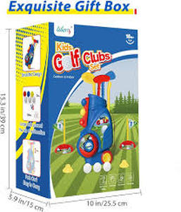 lot 11193 image: Kids Golf Clubs Set Outdoor Indoor 18M