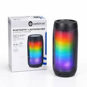 lot 19017 image: SwitchOn Bluetooth Speaker LED Light Show TWS 16 Hour Battery