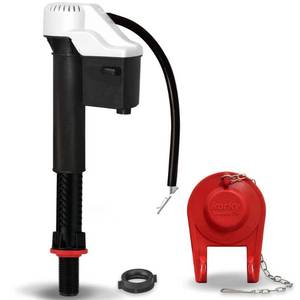 lot 2299 image: Korky QuietFILL Fill Valve and Standard 2-Inch Rubber Toilet Flapper Kit (818BP)