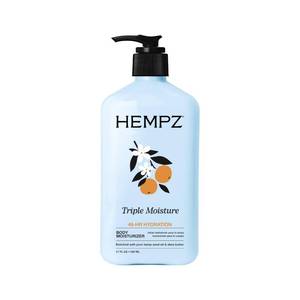 lot 2397 image: HEMPZ Triple Moisture Body Moisturizer, 17 Oz �� Hydrating Lotion Rich with Minerals, Vitamin C, & Hempseed Oil to Nourish & Repair Extremely Dry or Sensitive Skin for Body