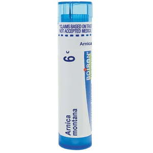 lot 4341 image: Boiron Arnica montana 6C  Homeopathic Medicine for Muscle Pain  Stiffness  Swelling From Injuries  Bruises  80 Pellets