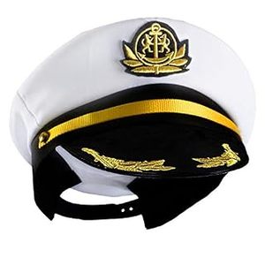 lot 4356 image: Yacht Captain Hat �� Sailor Cap, Skipper Hat, Navy Marine Hat - Costume Accessories by Funny Party Hats (B00I868R62)