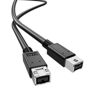 lot 4362 image: LUKFOCAB FireWire 800 IEEE 1394b 9pin to 9pin Cable, FireWire 800 (MM) Male to Male Cord, Triple-Shielded 2FT, 9-9 Cord for PC, Digital Cameras MacBook Pro, Mac mini, Audio Device