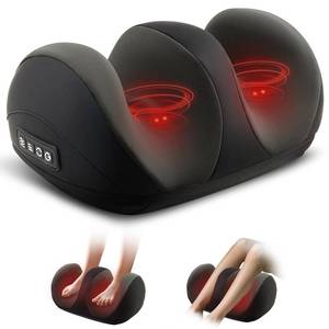 lot 9277 image: CCHYF Foot Massager with Heat, Shiatsu Kneading Foot and Calf Electric Massager Machine with Roller, Massage FeetArmCalfAnkle for Relax, Plantar Fasciitis, Pain Relief, Gifts for Women & Men, Black