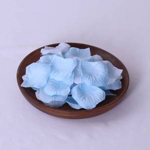 lot 10025 image: SIWEN Artificial Rose Flower Petals for Valentines Day��Weddings��Proposal��Anniversary��Engagement��Party and Romantic Night Decoration (1000, Light Blue)