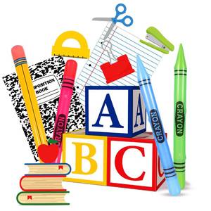 lot 10070 image: Resholder 14 Pcs Giant Back to School Decorations School Theme Party Decorations ABC Alphabet Party Favor Box Large Inflatable Pencil Crayon for Celebration Birthday Decoration