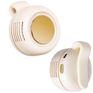 lot 10074 image: FIGILIFE Portable Silent Mini Bladeless Electric Fan Clip on Small Bladeless Clip On Fan for Shirt,2025 New Adjustable 3-Speed Suspended Waist Fans, For Outdoor & Travel & Office, Travel Accessories