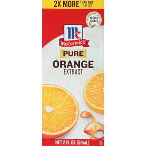 lot 20001 image: McCormick Non-GMO Kosher Pure Orange Extract  2.0 fl oz Box