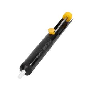 lot 20404 image: NORYEEBRAN Solder Sucker Desoldering Pump Soldering Iron Auxiliary Tool Manual Desoldering Suction Pump Vacuum Pump Solder Removal Tool Black