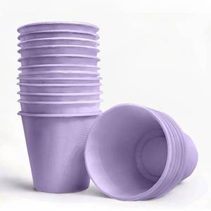 lot 20433 image: 18 Count Macaron Color Sturdy Waterproof Disposable Cups 310ML, Biodegradable Plant Fiber Tableware - Elegant Dinner Plates for Wedding, Birthday Party, Baby Shower, Holiday Feast & Celebration