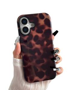 lot 20443 image: Gihklty Compatible for iPhone 17 Case,Aesthetic Tortoise Shell Pattern Case for Women,Soft TPU and Hard Protective Cover Designed for iPhone 17 6.3