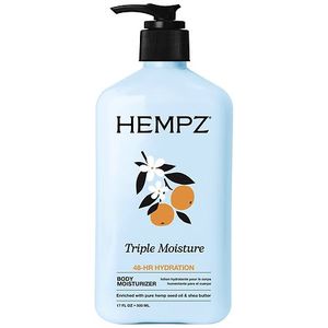 lot 20498 image: Hempz Triple Moisture Hydrating Body Lotion for Mature & Dry Skin  17 fl oz (Pump Broken )