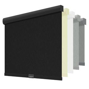 lot 1621 image: ChrisDowa Cordless Blackout Roller Shades for Windows, Striped Free-Stop Window Blinds with Privacy, Thermal Insulated Window Shades for Home, Office and Door. Black, 60 W x 72 H