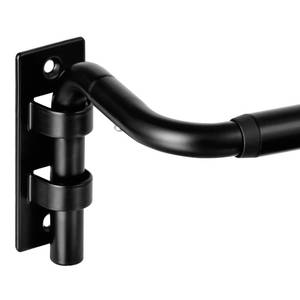 lot 2049 image: ENJOYBASICS Blackout Curtain rod for windows 48 to 84, Wrap Around Curtain Rods for Bedroom, Living Room, Adjustable from 30 to 86 Inches, Matte Black