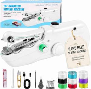 lot 2053 image: Handheld Sewing Machine for Adults Mini Portable Sewing Machine Beginners