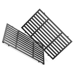 lot 3962 image: Uniflasy Grill Grates for Weber Spirit E210 E220 S210 S220, 7637 Replacement Cooking Grids for Weber Spirit 200 Series & Spirit II E210 E220, 17.5 Inch Cast Iron Grill Grate with Front Control
