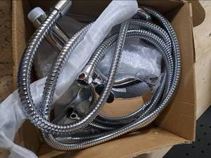 lot 3981 image: Bathroom shower head with Flexible Hoses