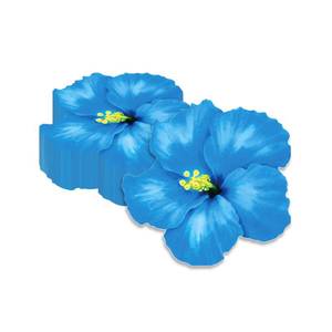 lot 4071 image: 100Pcs Floral Paper Napkins - Blue Flower Shaped Party Napkins with Blue Flower Pattern Decor for Wedding, Birthday, Baby Shower, Garden Gatherings, Bridal Shower, and Floral Event Decorations