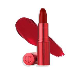 lot 4160 image: Charlotte Tilbury Matte Revolution Lipstick - Long Lasting, Matte Lipstick, Giftable Beauty Essential with Buildable Color & Lip-Loving Ingredients - Creamy, Easy to Blend Formula - Cinematic Red