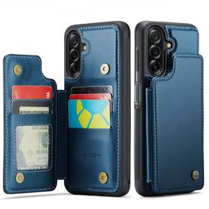 lot 4164 image: Vinich for Samsung Galaxy A17 Wallet Case with Card Holder, RFID Blocking Credit Slots Kickstand Shockproof Phone Cover Fit for Galaxy A17 6.7 Blue