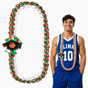 lot 4175 image: Basketball Graduation Lei 2026, Sports Ribbon Lei for Senior Athletes