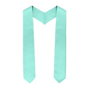 lot 4208 image: Light Green Graduation Stole, Plain Graduation Sash, Unisex Adult Class of 2026 Graduation Stole, Honors Graduation Stoles Sash Graduation Shawl Sublimation Stoles for Graduation Ceremony 70 Long
