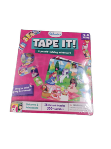 lot 6278 image: Skillmatics Tape It Puzzle-Solving Adventure Unicorns & Princesses 16 Puzzles