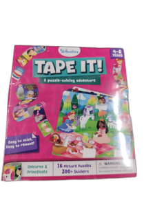 lot 6292 image: Skillmatics Tape It Puzzle-Solving Adventure 16 Picture Puzzles 300 Stickers Ages 4-9
