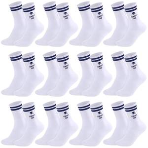 lot 6408 image: Glitopper 12 Pairs 2026 Graduation Gift Socks Congrats Grad Socks Gifts for Teacher Students Classmate Graduation Party Favor(Dark Blue, White) size M