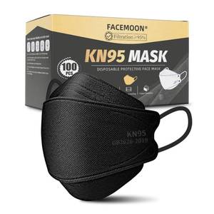 lot 9318 image: KN95 Face Mask Disposable Adults - 100 Pack 5 Layer Protection Adjustable KN95 Mask Breathable Comfortable Respirator Women Men KN95 Face Mask Individually Wrapped