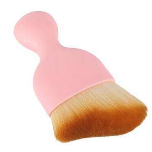 lot 10135 image: Cartisen Car Detailing Brush, Soft Bristle Cleaning Brush, Scratch-Free Auto Duster Tool for Dashboard, Air Vents, Leather & Interior Cleaning (Pink&Brown)