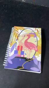lot 10161 image: Spiral Bound Notebook with Colorful Illustrated Cover