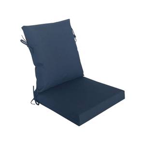 lot 13990 image: Garden lucky 20x20 Outdoor Universal Cushion Set of 1, Patio Cushions with Handles & Ties, Water-Proof Stain-Resistant UV Resistant Weather Resistant High Resilience Foam with YKK Zippers,Blue