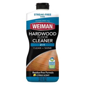 lot 14092 image: Weiman Hardwood Floor Cleaners - 32 fl oz Citrus Scent, Multi-Surface, Liquid Form Includes Hardwood Polish