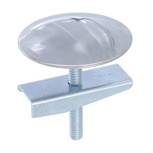 lot 14106 image: Rocky Mountain Goods 1 34-inch Sink Hole Cover - Chrome - Heavy Duty Bolt Style - Hides Sink and Faucet Holes That Arent Being Used - Tool Free Install - All Metal Construction - Rust Resistant (1)