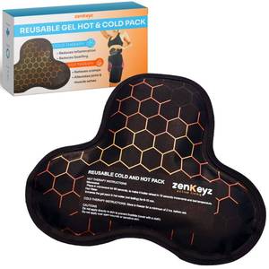 lot 14114 image: ZENKEYZ Reusable Gel Shoulder Ice Pack - 8x10 in, Black