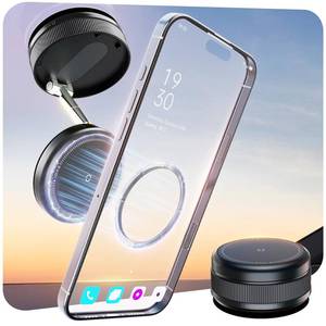 lot 14115 image: 2026 Upgraded 360° Vacuum Magnetic Car Phone Holder for Magsafe 96LBS Strongest Suction & 2800gf Strongest Magnetic, Adjustable Car Phone Mount for Your CarGymMirrorShower for iPhone & Android