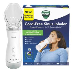 lot 19071 image: Vicks Portable Cordless Steam Inhaler