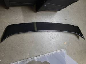 lot 19097 image: Black Automotive Rear Spoiler Wing with Integrated Brake Light (50 inches)