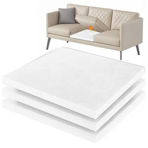 lot 19131 image: Langierspur 22x22 Couch Cushion Support 40D, Couch Supports for Sagging Cushions, High Density Foam Couch, Sofa Cushion Support for Sagging Seat, White (3PCS)