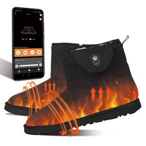 lot 19138 image: SAVIOR HEAT Heated Foot Warmer with App Control,7.4V Electric Heated Snow Boots for Men Women,Heated Shoes Slippers for Winter Skiing Fishing��M7W8.5��