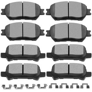 lot 20043 image: SCITOO D828 D908 Front Rear Brake Pads Sets Fit For Toyota For Camry 2002 2003 2004 2005 2006 wRear Disc Brakes USA Built