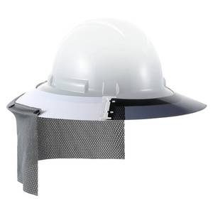 lot 20213 image: Feekoon Reusable Hard Hat Sun Shade with Neck Protector Breathable Shade Net Hard Hat Visor, for UV Protection, Construction Helmet Accessories, Helmet Not Included