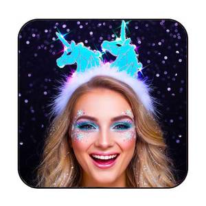 lot 20268 image: JAKAWIN Light Up Headband Glowing Headpiece Costume Hair Accessories for Women (Jewel Design)