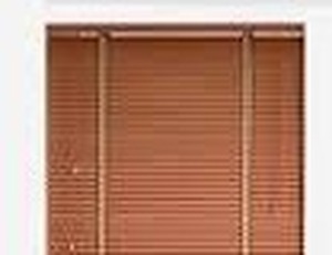 lot 1606 image: A 2-in cordless faux wood blind