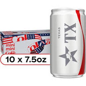 lot 1632 image: Diet Coke mini 10-Pack 7.5 fl oz Cans No Sugar No Calories