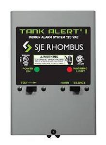 lot 1657 image: SJE Rhombus Tank Alert Indoor Alarm System 120 VAC