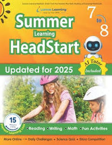 lot 14090 image: Summer Learning Headstart Workbook Grades 7-8 Updated Edition